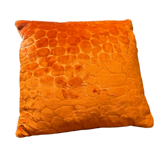 Maison de Charme coussin velours orange