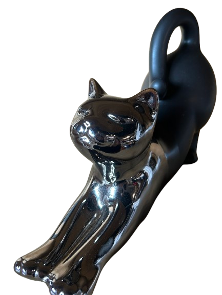 Chat en Noir Mat