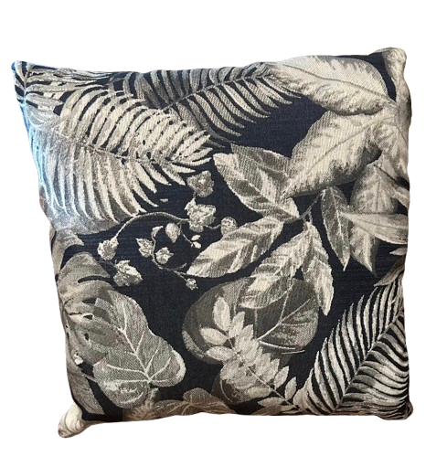 Maison de Charme Coussin Floral Bleu