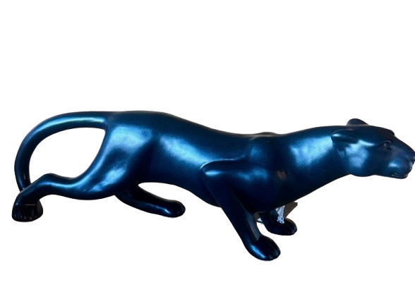 Sculpture Panthère Noire Mate