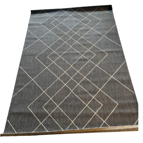 Tapis Géométrique Gris et Blanc