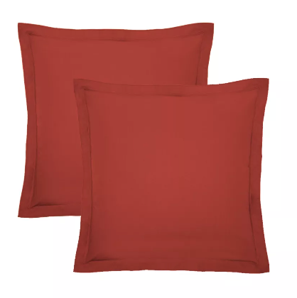 Lot de 2 Taies d'Oreiller Garnier Thiebaut rouille