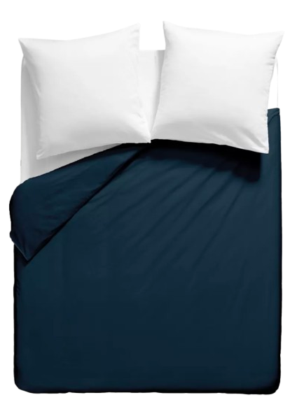 Housse de couette Garnier-Thiebaut - 140 x 200 cm bleu