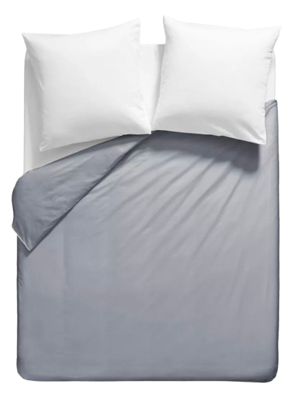 Housse de couette Garnier-Thiebaut - 140 x 200 cm - Gris